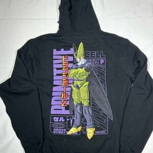 Dragon Ball Z X Primitive “Cell” Hoodie Black NWT MSRP $85